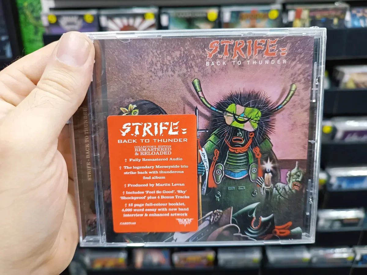 Cd Strife - Back To Thunder C/bonus * Uk - Hardão - Sealed