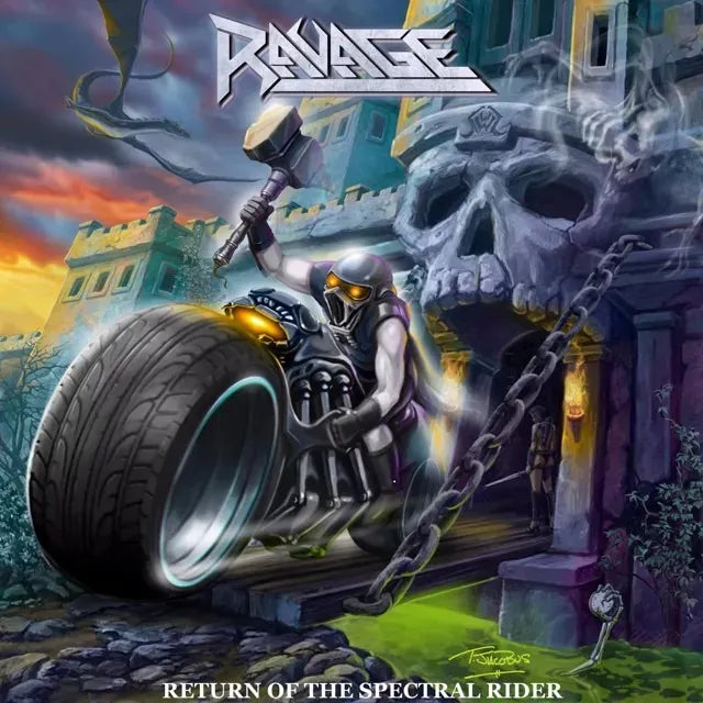 Cd  Ravage-return Of The Spectral Rider *metal 80 Digp