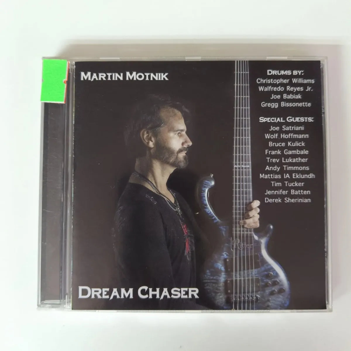 Cd Martin Motnik - Dream Chaser 2021 Rock Satriani Kulick