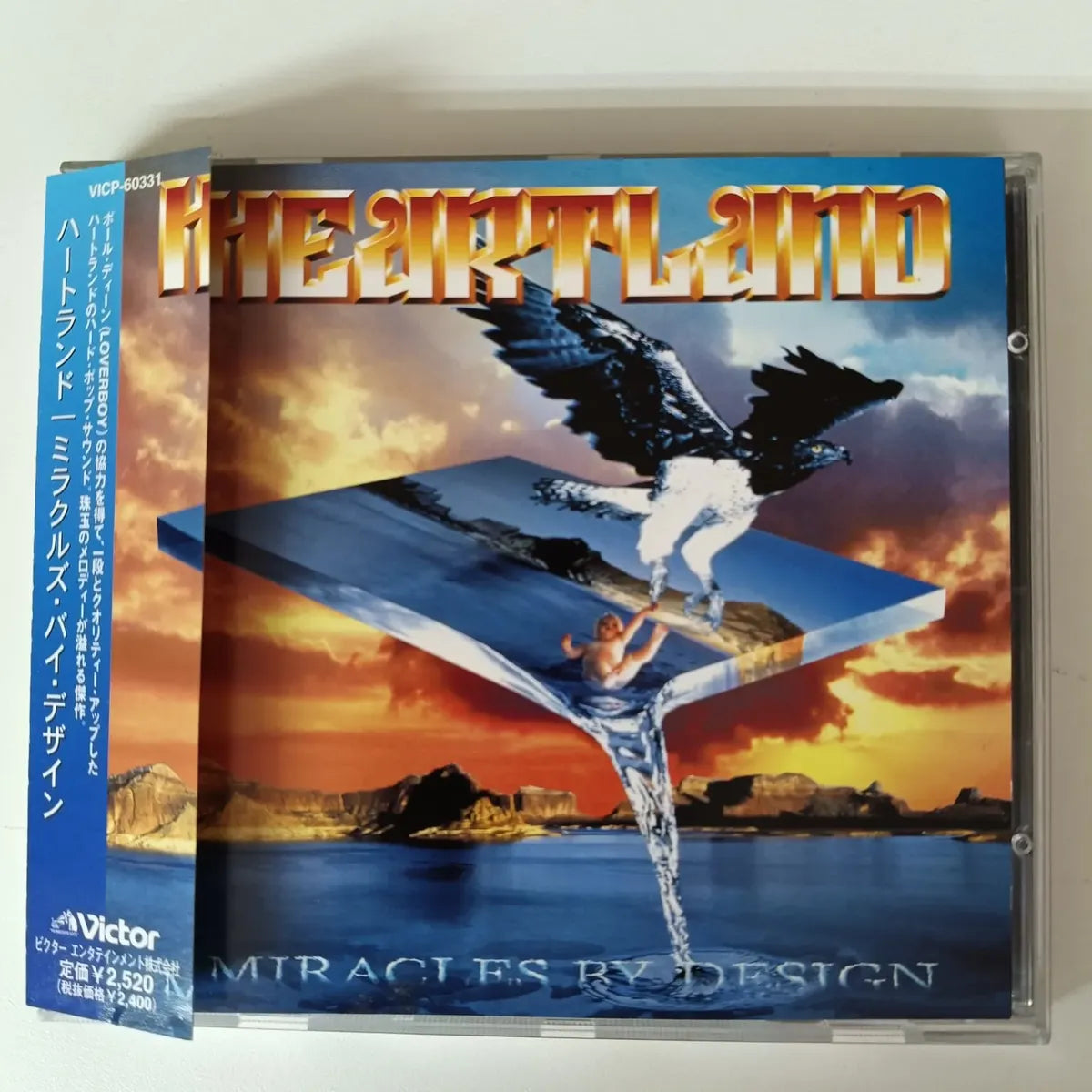 Cd Heartland - Miracles By Design 1998 Hard Aor Chris Ousey