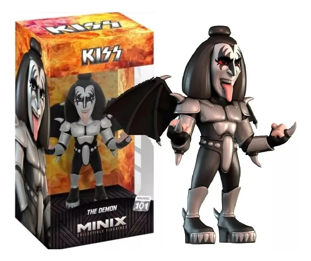 Boneco Kiss Gene Simmons  The Demon  Minix Vinyl Figure Imp
