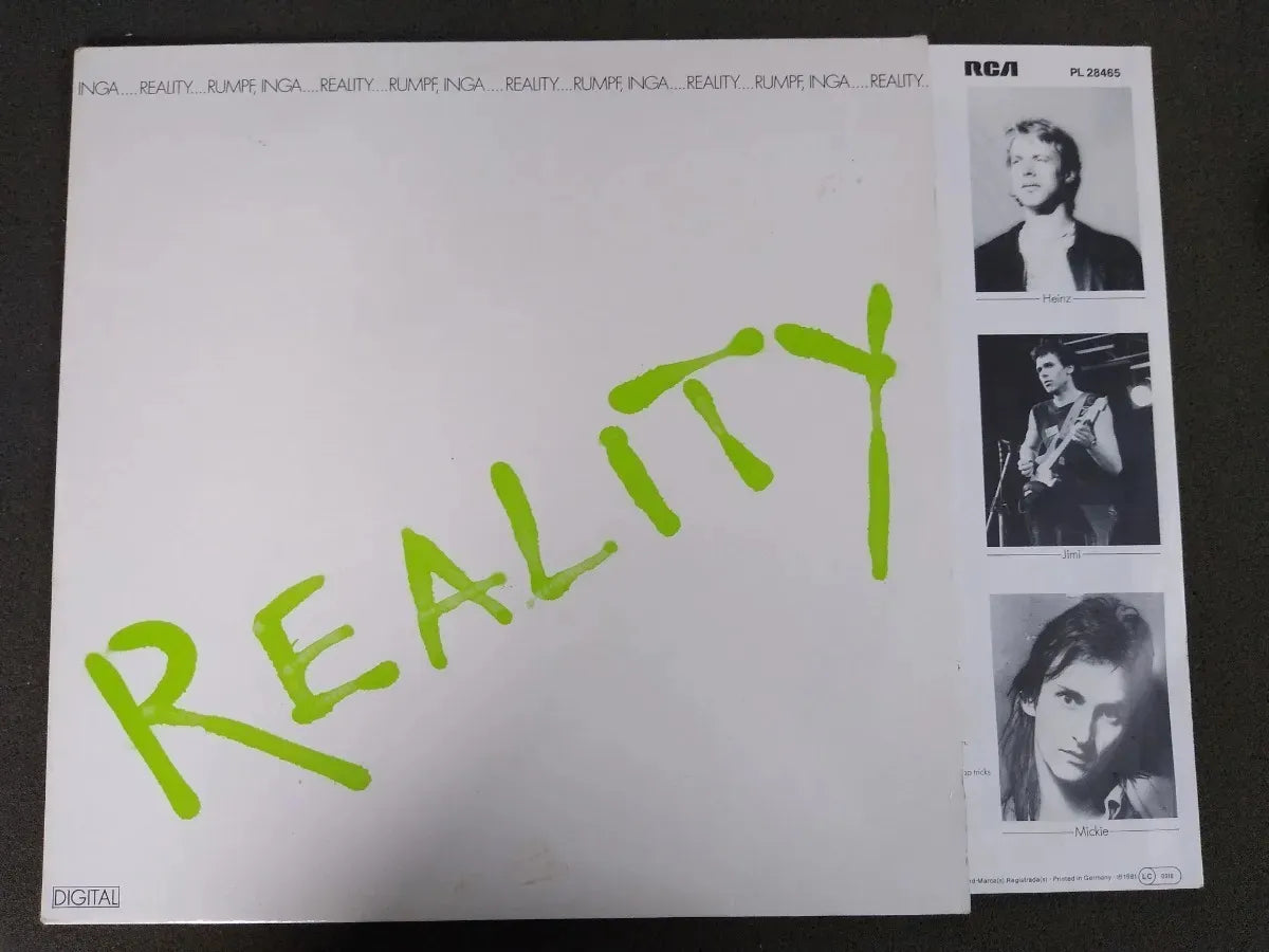 Lp - Inga Rumpf - Reality * Germany - Synth-pop/new Wave