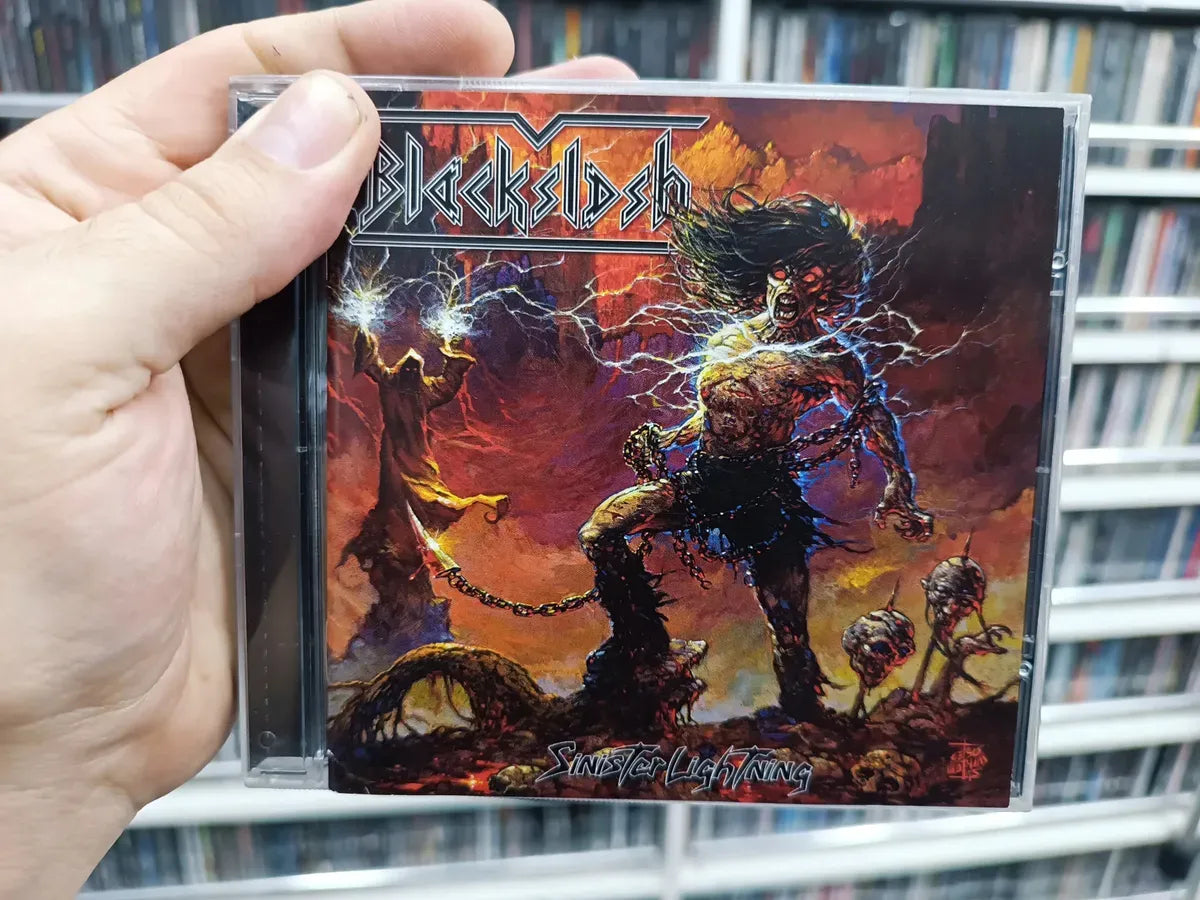 Cd Blackslash - Sinister Lightning * Eu C/cd Bonus - Heavy