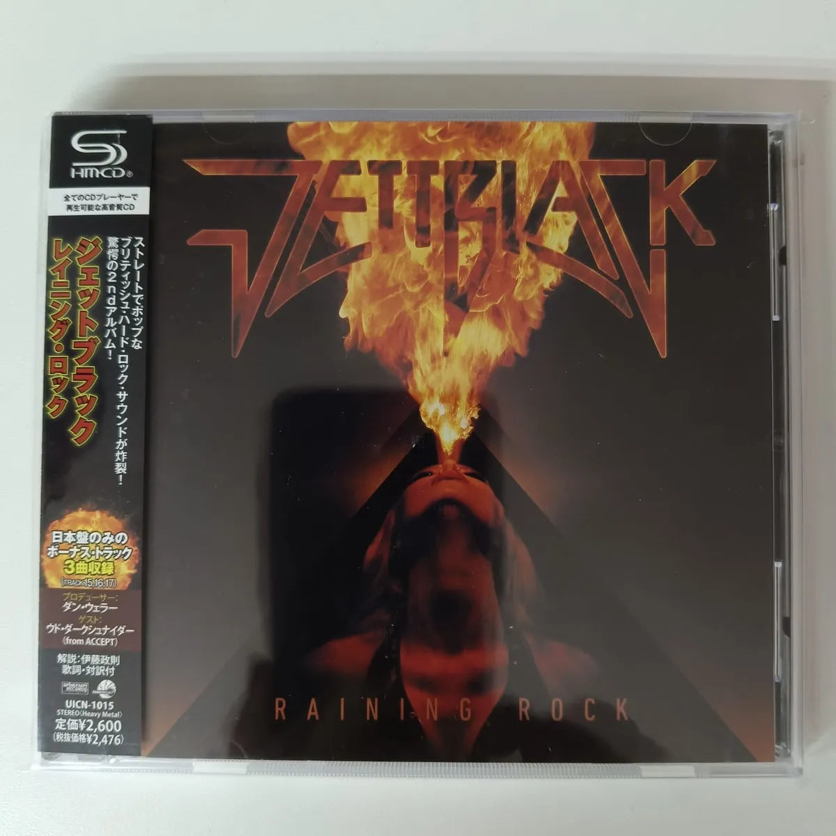 Cd Jettblack- Raining Rock Bonus Japan C/obi 2012 Hard Rock
