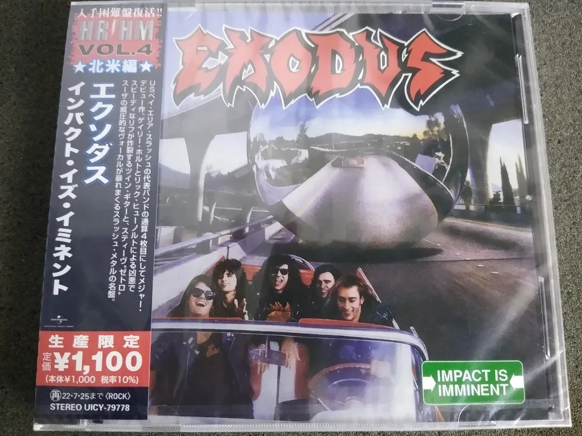 Cd -  Exodus - Impact Is Imminent - Jap C/obi *sealed Imp