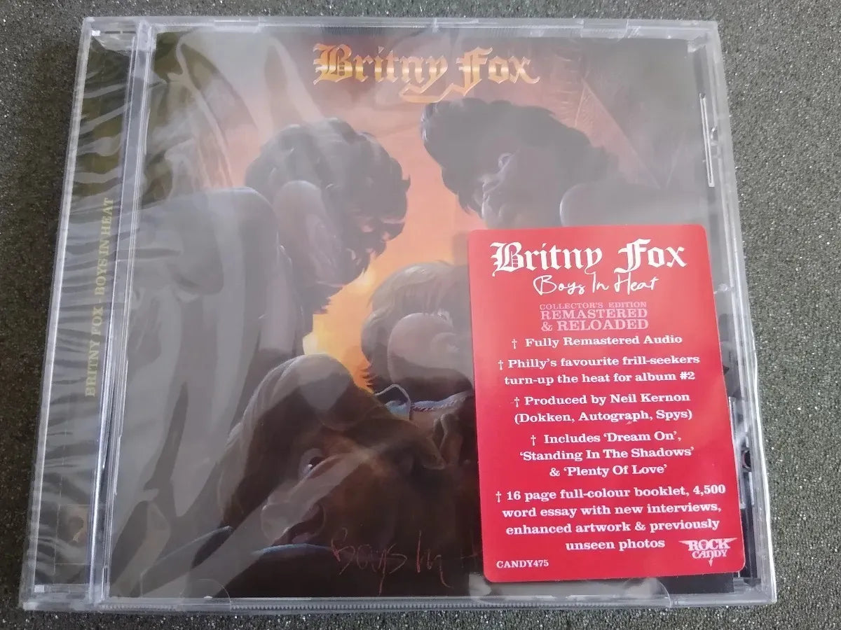 Cd - Britny Fox - Boys In Heat * Uk - Rock Candy - Sealed