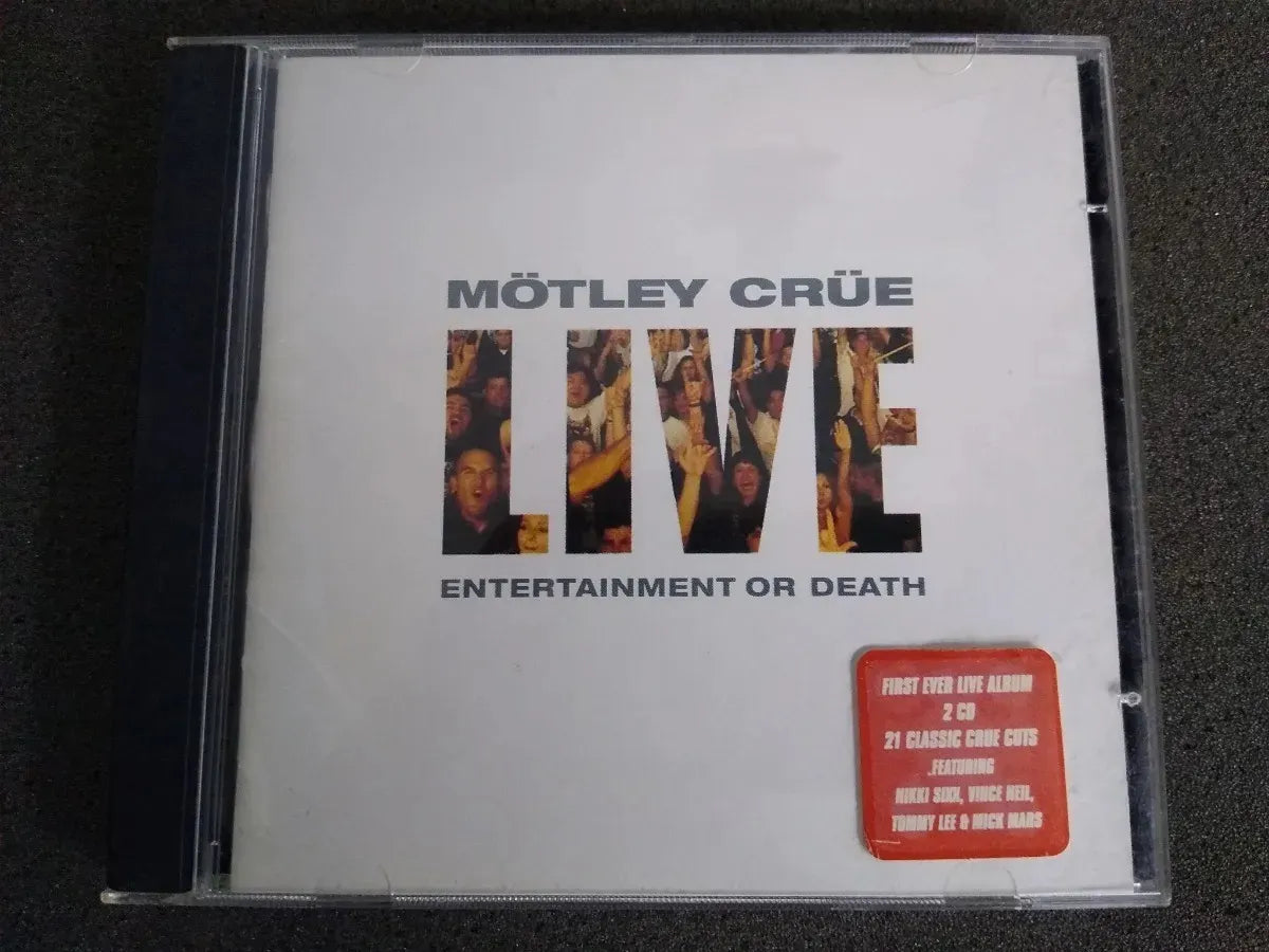 Cd - Mötley Crüe - Live: Entertainment Or Death  Duplo *nac