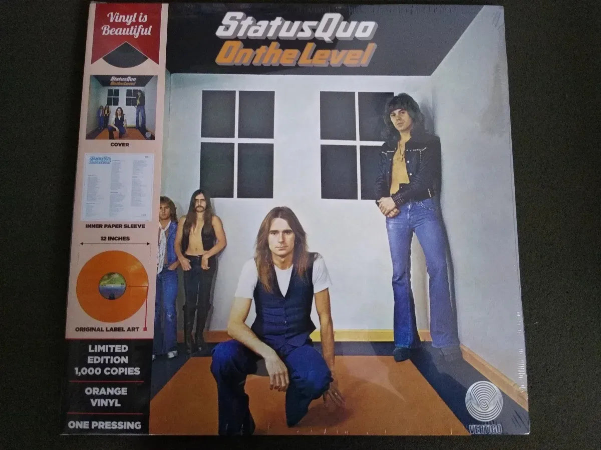 Lp - Status Quo - On The Level - Color Limited Vinyl - 2019