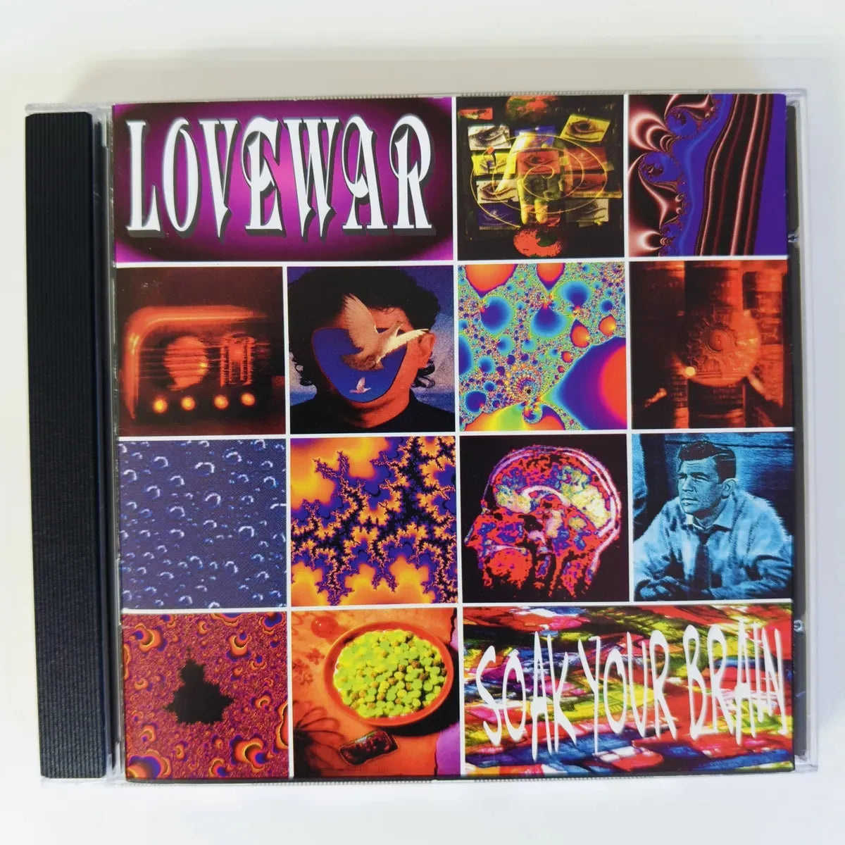 Cd Lovewar - Soak Your Brain 1993 White Metal / Pakaderm Ed