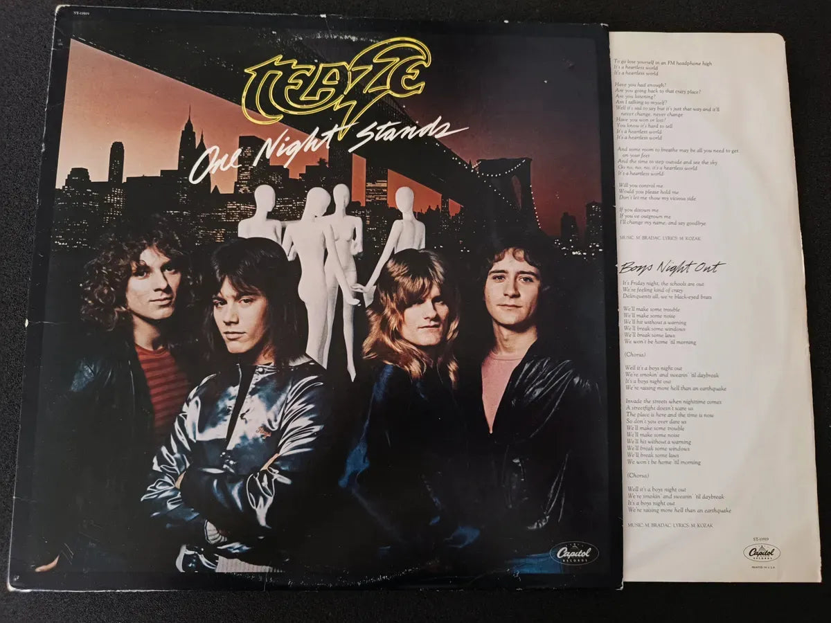 Lp Teaze - One Night Stands * Us - Hard Rock - De Epoca 1979