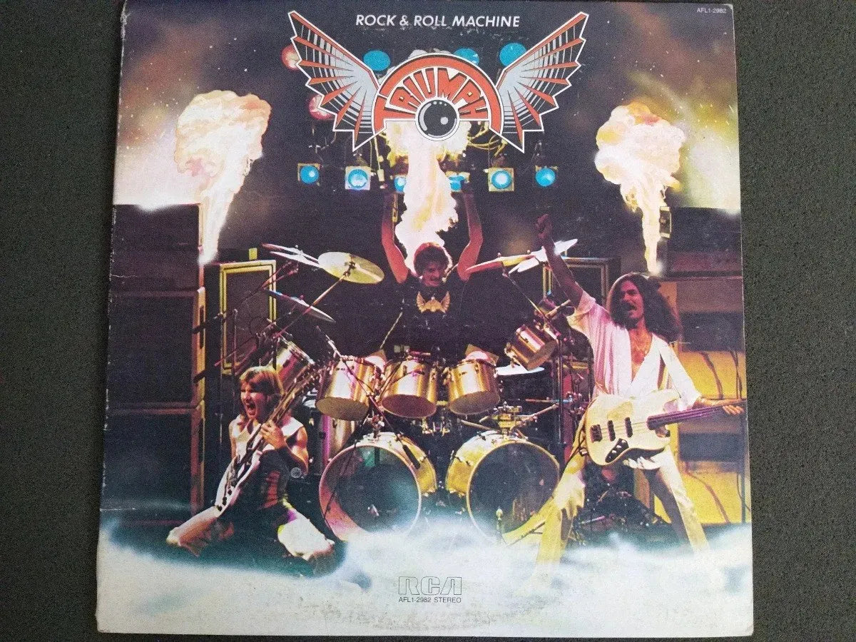 Lp - Triumph  Rock & Roll Machine - Vinyl De Época - Imp