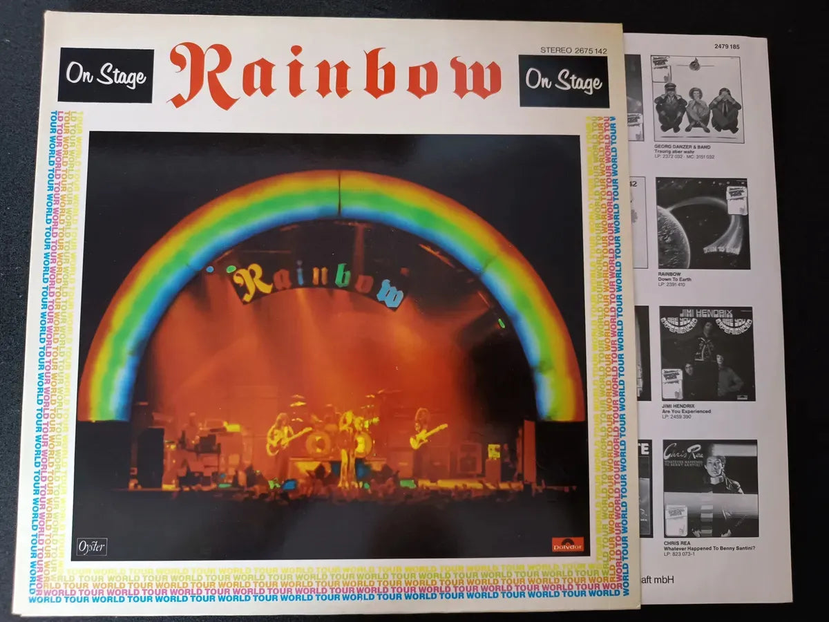 Lp Rainbow - On Stage * Netherlands - Duplo - Gatefold 1977