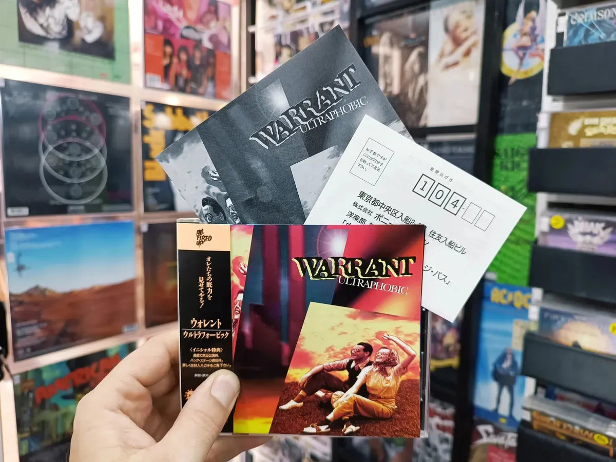 Cd Warrant - Ultraphobic * Jap C/ Obi - Hard Rock - 1995