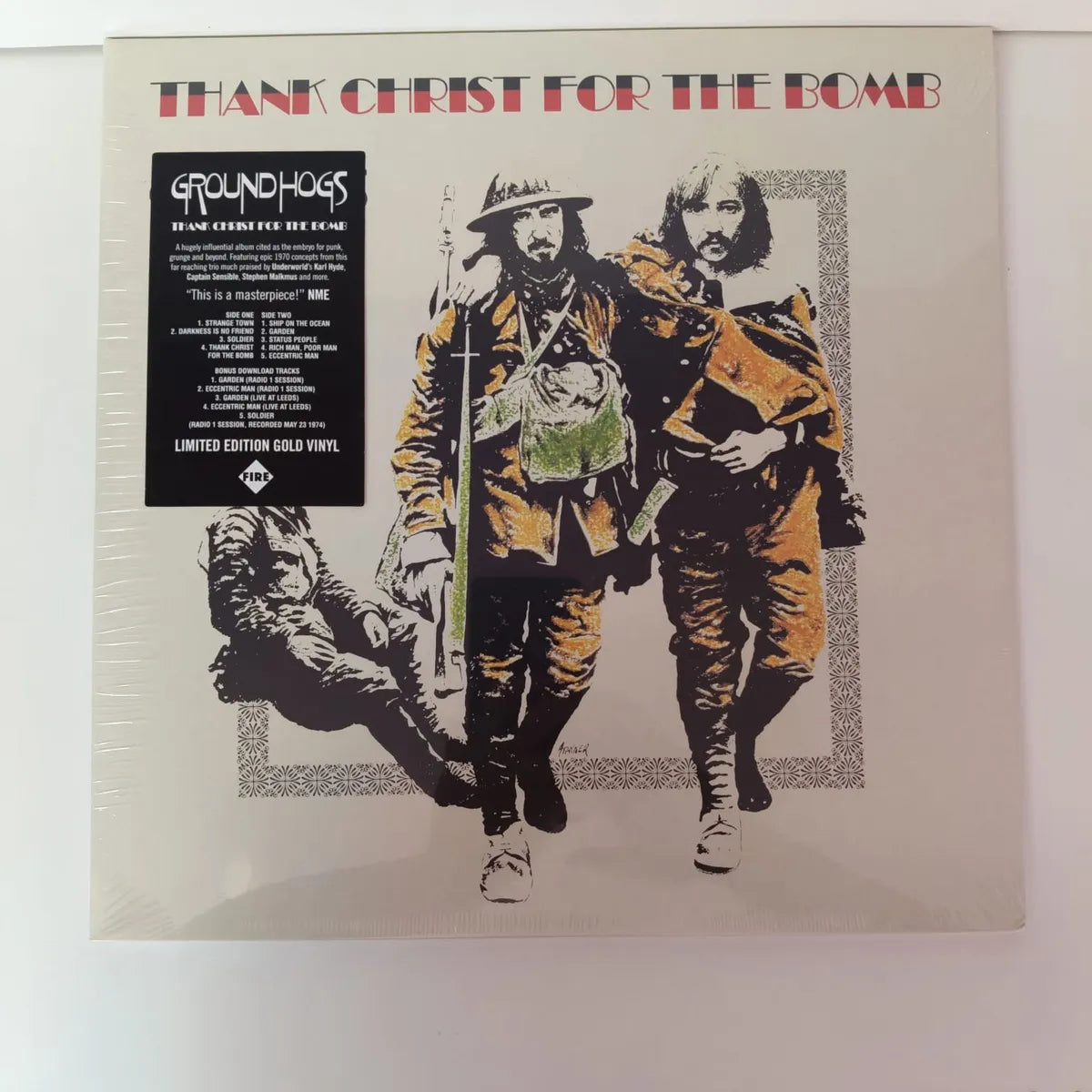 Lp Groundhogs- Thank Christ For The Bomb Ltd Edit Gold Vinyl