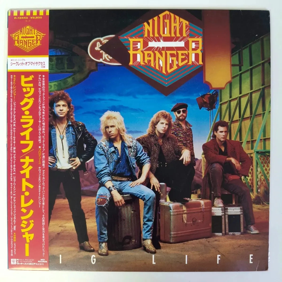 Lp Night Ranger-big Life *japão Obi *ozzy Shaw Blades Gillis
