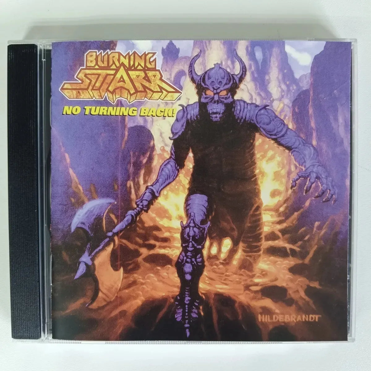 Cd Jack Starr S Burning Starr-no Turning Back !virgin Steele