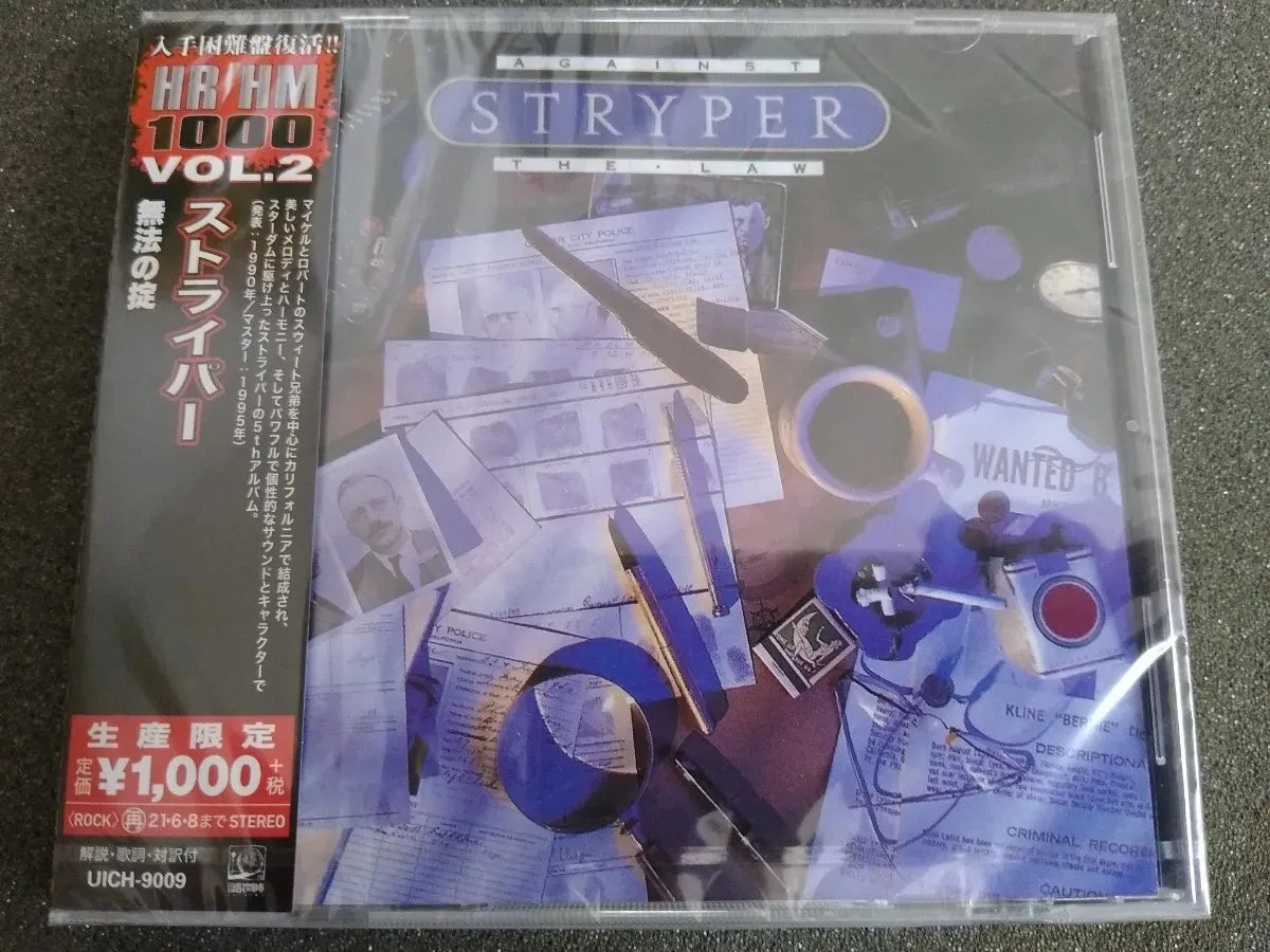 Cd - Stryper - Against The Law * Japonês C/obi - Sealed