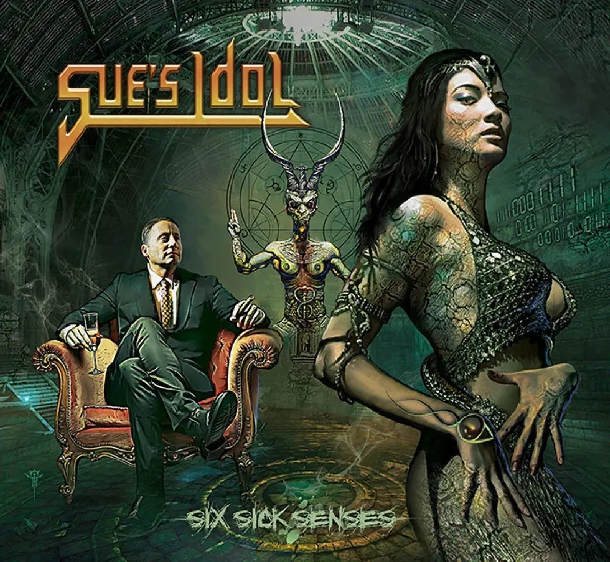 Cd Sue´s Idol-six Sick Senses*heavy Metal Digipack 2015