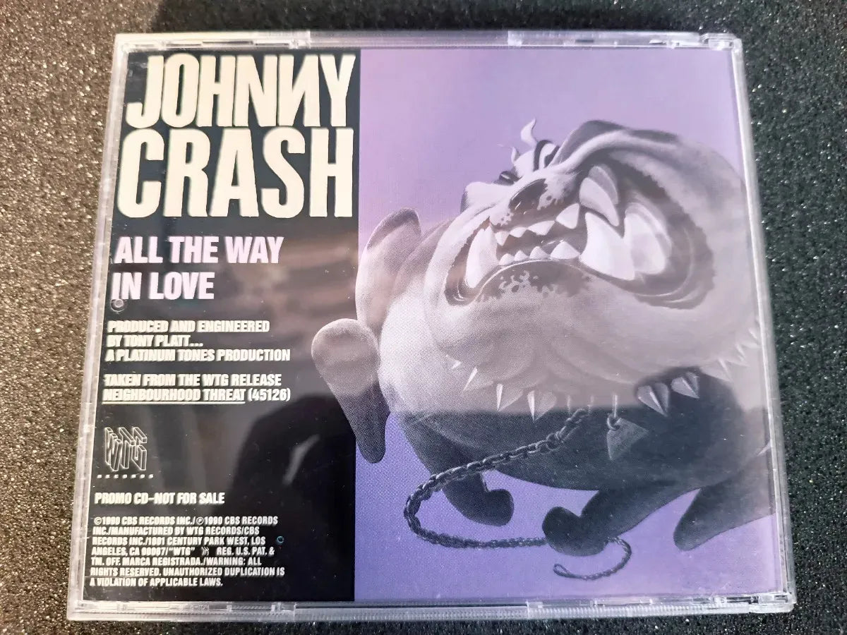 Cd - Johnny Crash - All The Way In Love * Us - Single Promo