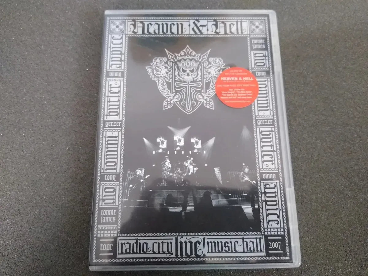 Dvd - Heaven & Hell - Radio City Music Hall - Live 2007 * Eu