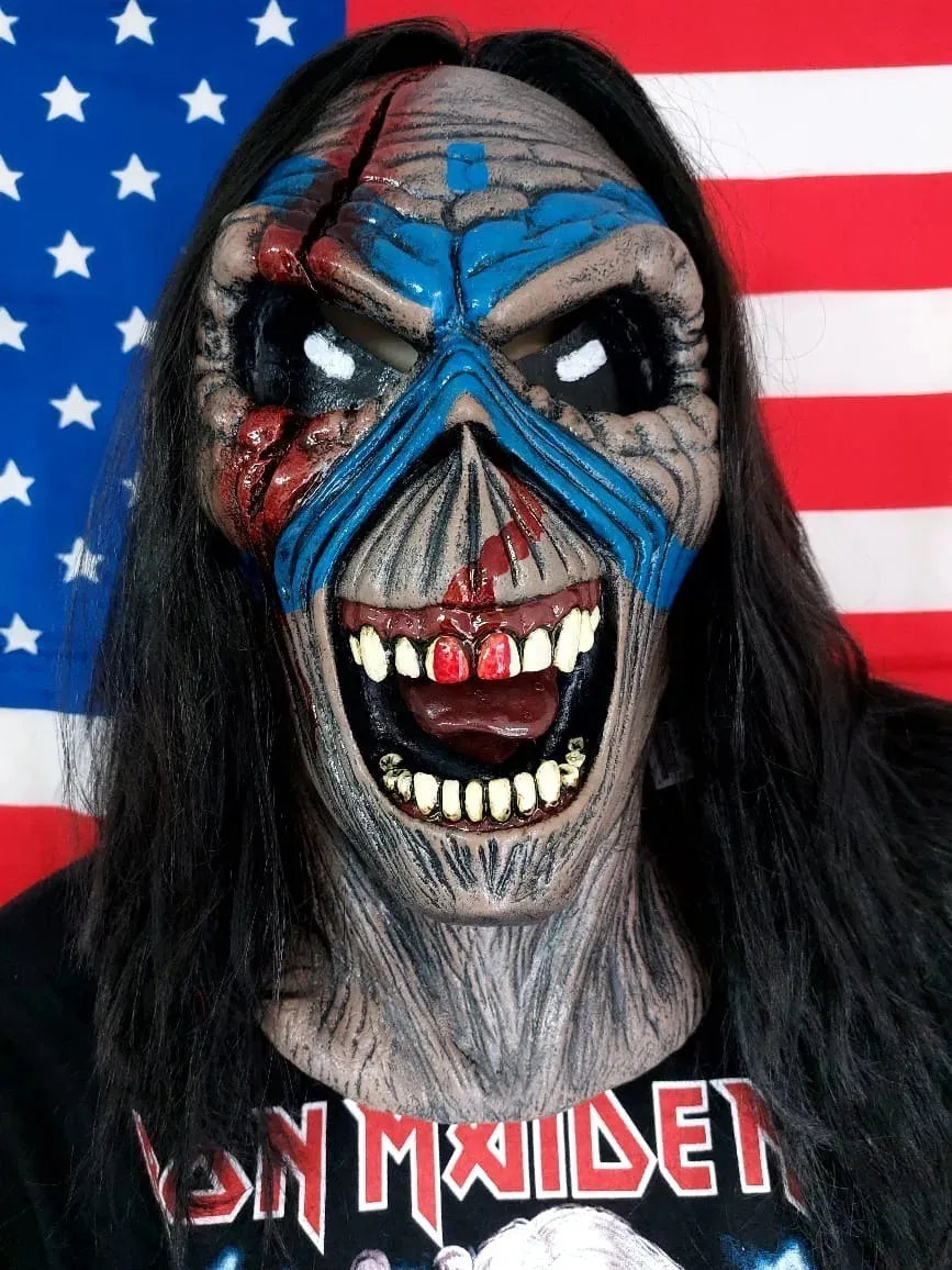 Máscara Iron Maiden Latex - The Clansman Eddie Mask Import