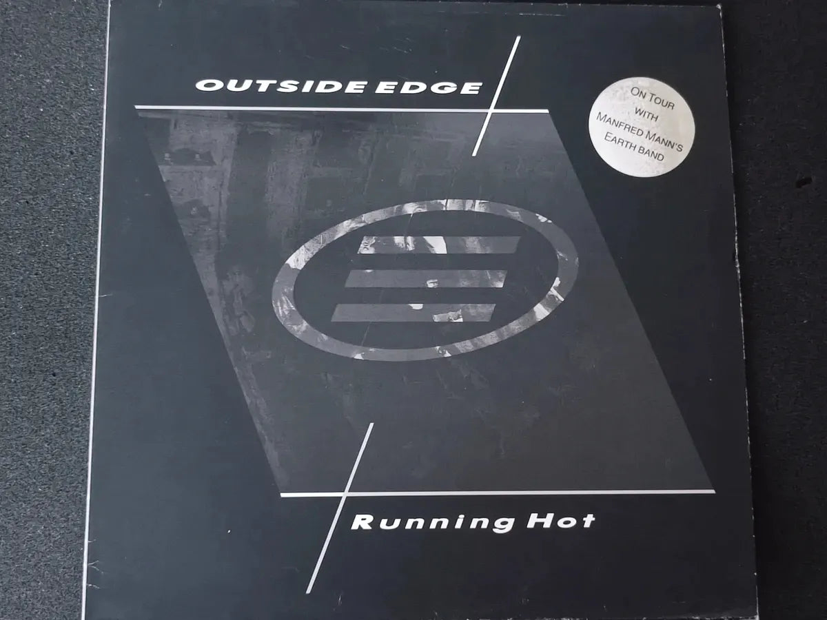 Lp Outside Edge - Running Hot * Eu - Aor - 1986 - De Epoca