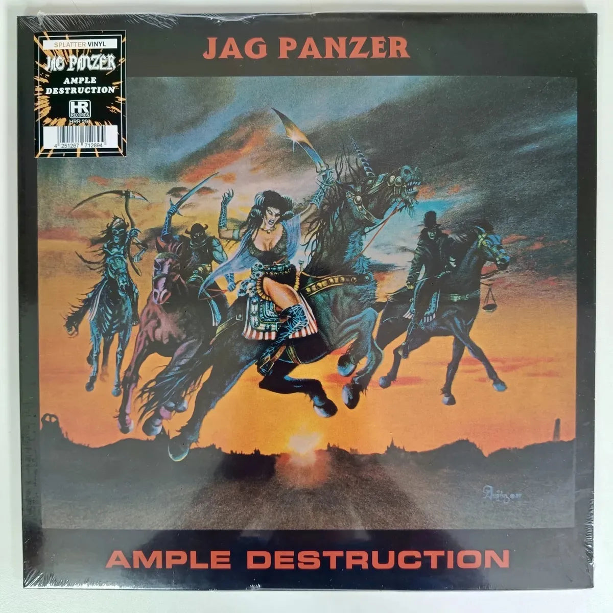 Lp Jag Panzer - Ample Destruction Splatter Vinyl Selado Imp