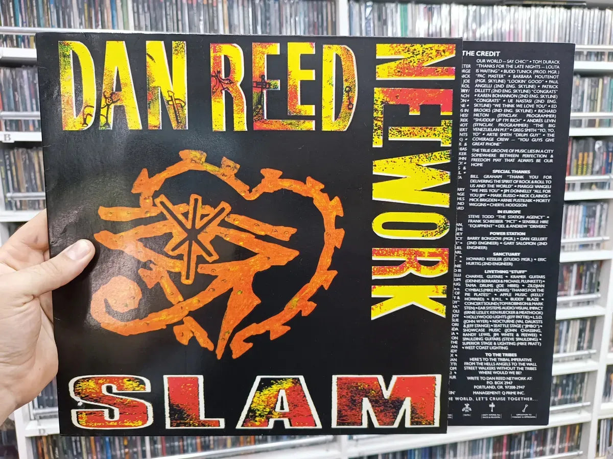 Lp Dan Reed Network - Slam * Us - Hard Rock - Usado - 1989
