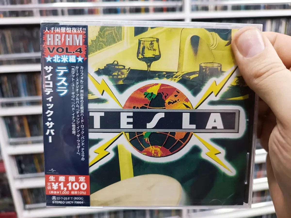 Cd Tesla - Psychotic Supper * Jap C/obi - Hard - Sealed