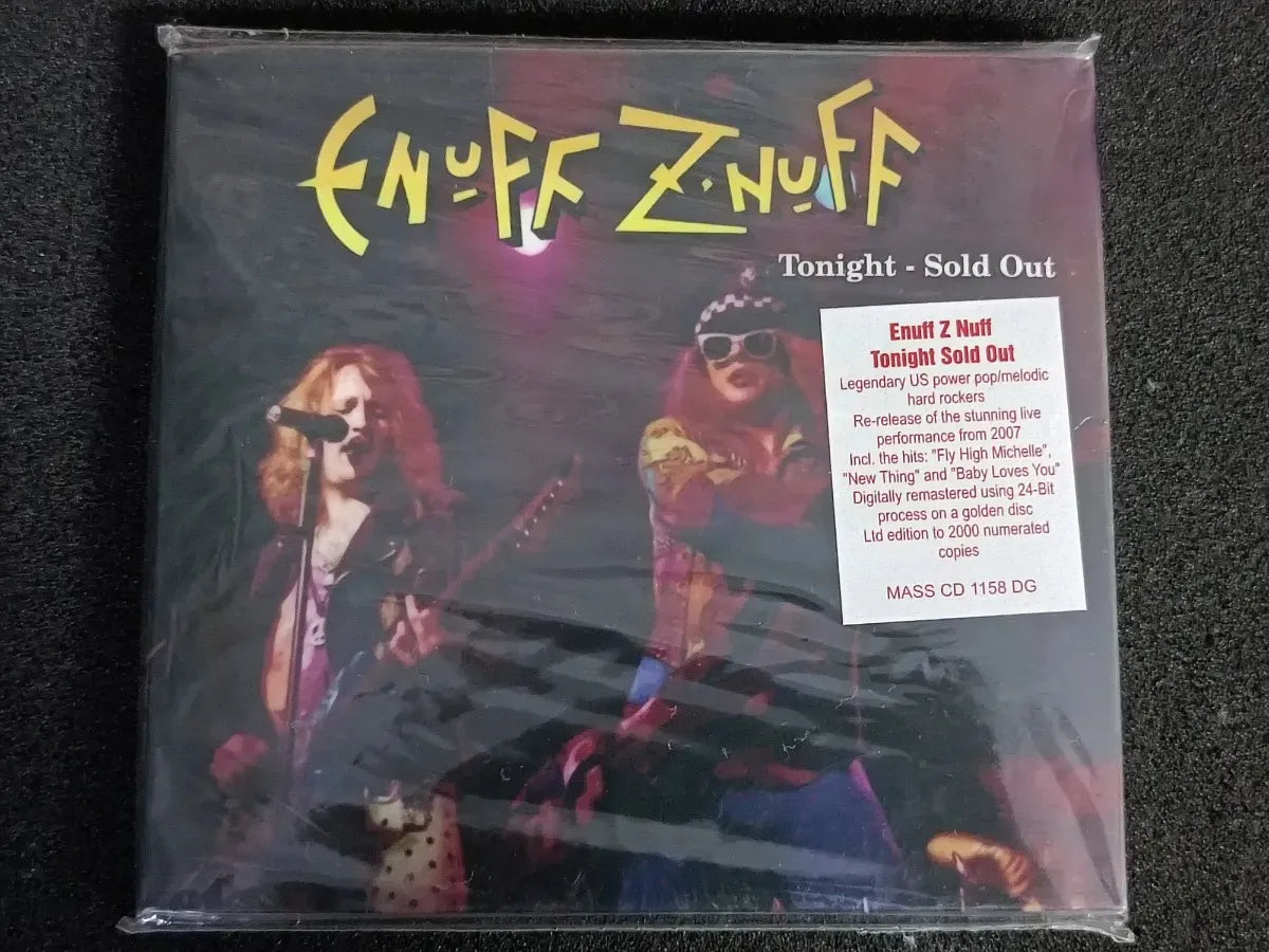 Cd - Enuff Z'nuff - Tonight - Sold Out * Eu - Golden Disc