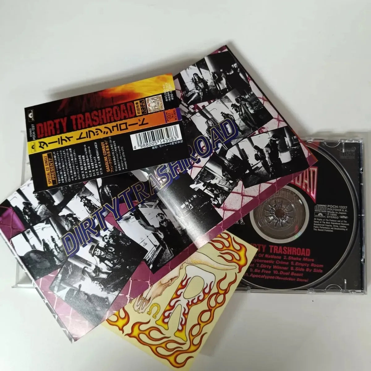 Cd Dirty Trashroad-st *hard Rock Japones Com Obi