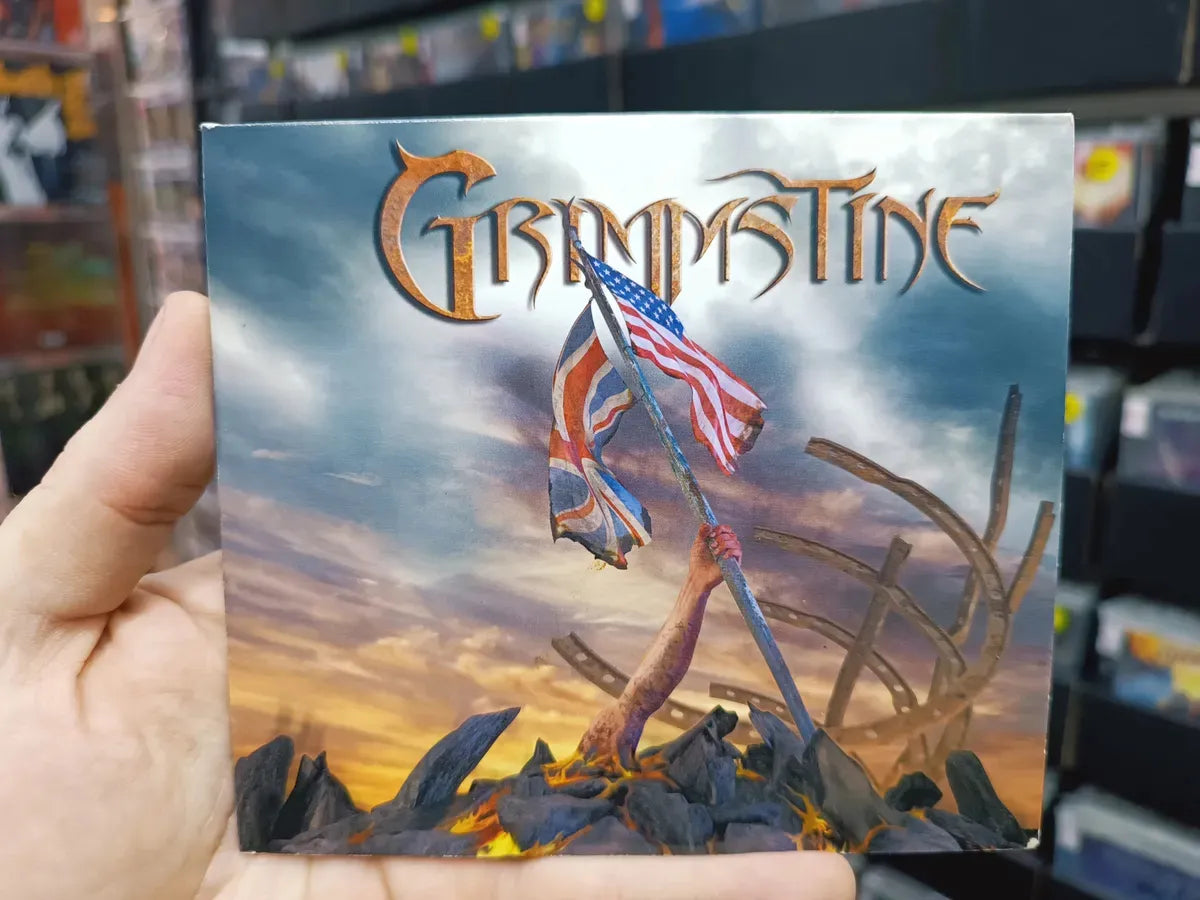 Cd Grimmstine - Grimmstine * Uk - Autografado Guitar P Steve