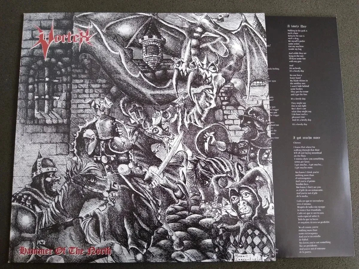 Lp - Vortex - Hammer Of The North * Germany - Heavy 2003