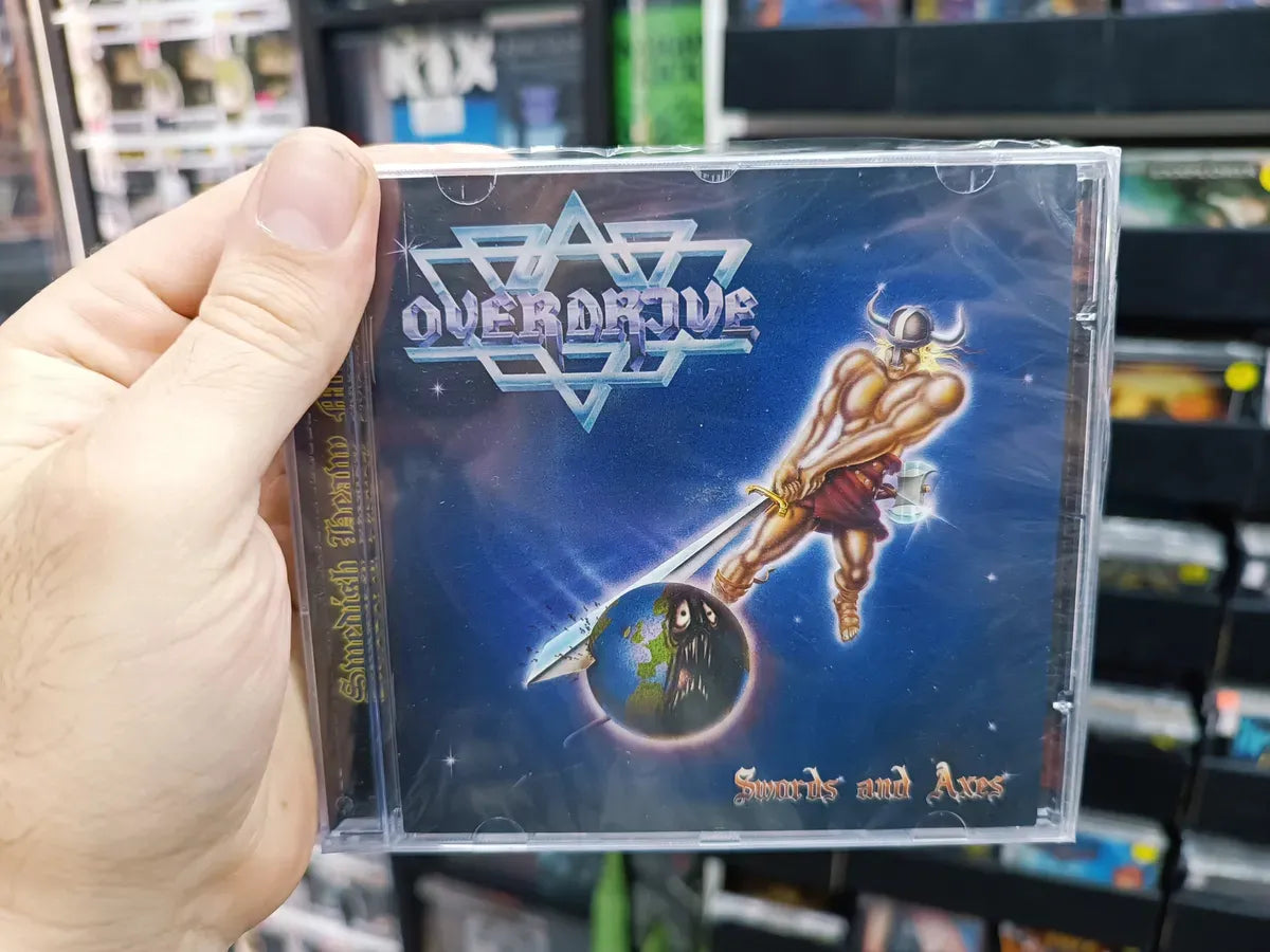 Cd Overdrive - Swords And Axes C/bonus * Nac - Heavy Sealed