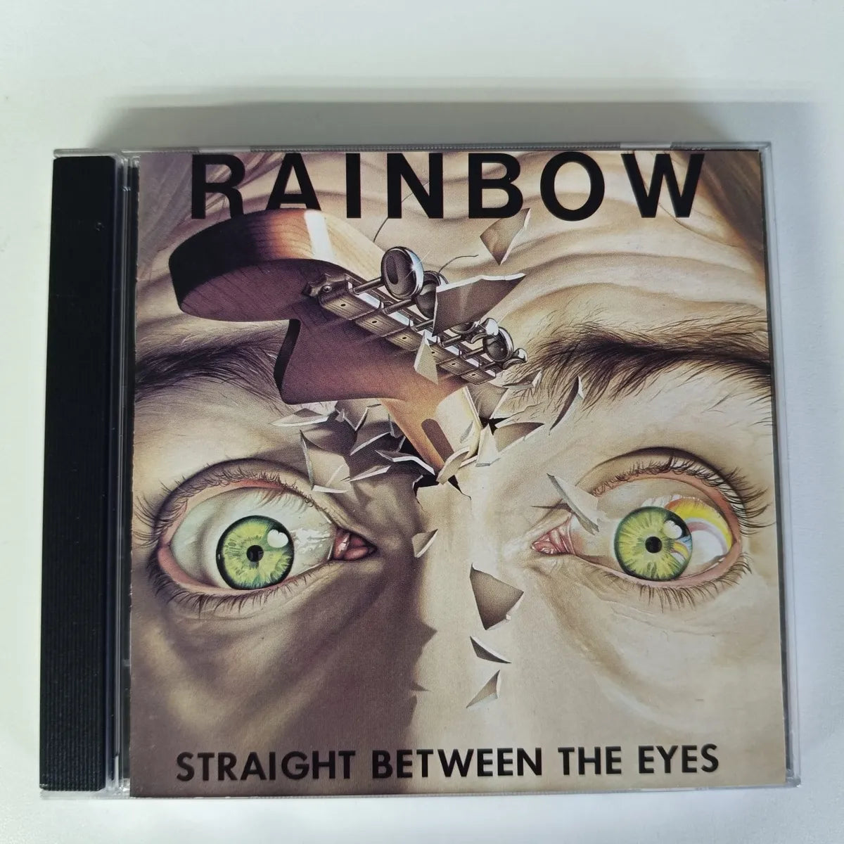 Cd Rainbow- Straight Between The Eyes 1st Press De Época Imp