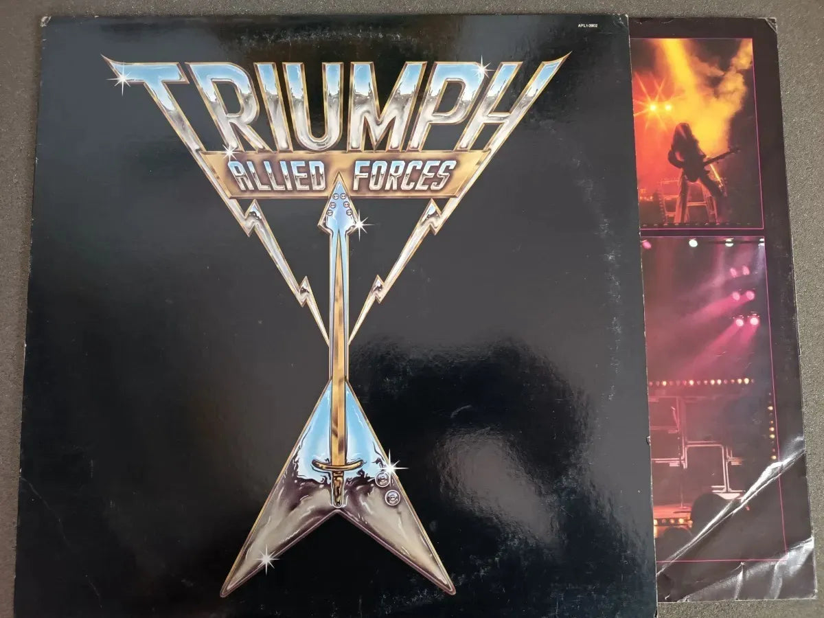 Lp - Triumph - Allied Forces * Us - Hard Rock