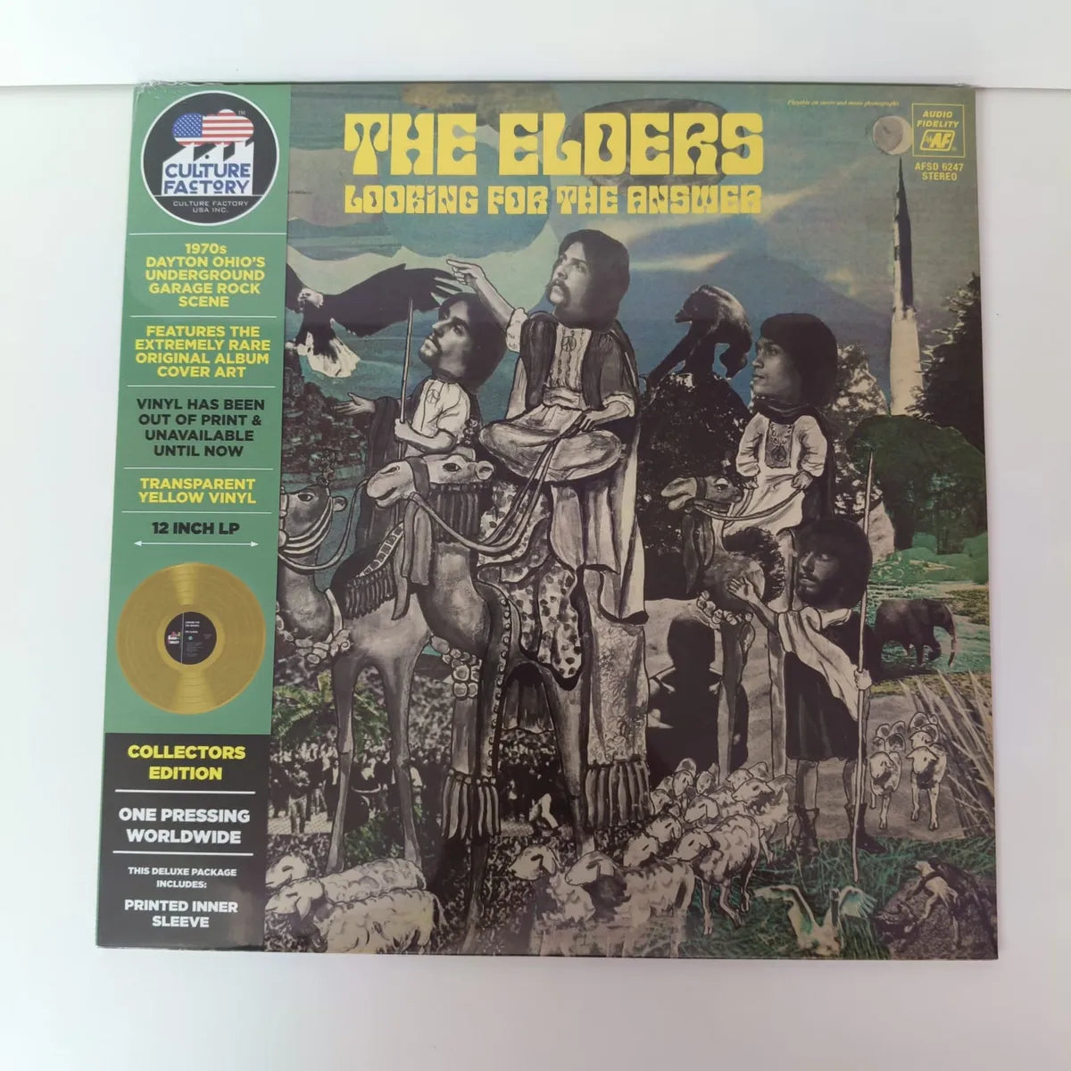 Lp The Elders- Looking For The Answer 2024 Lp Amarelo Selado