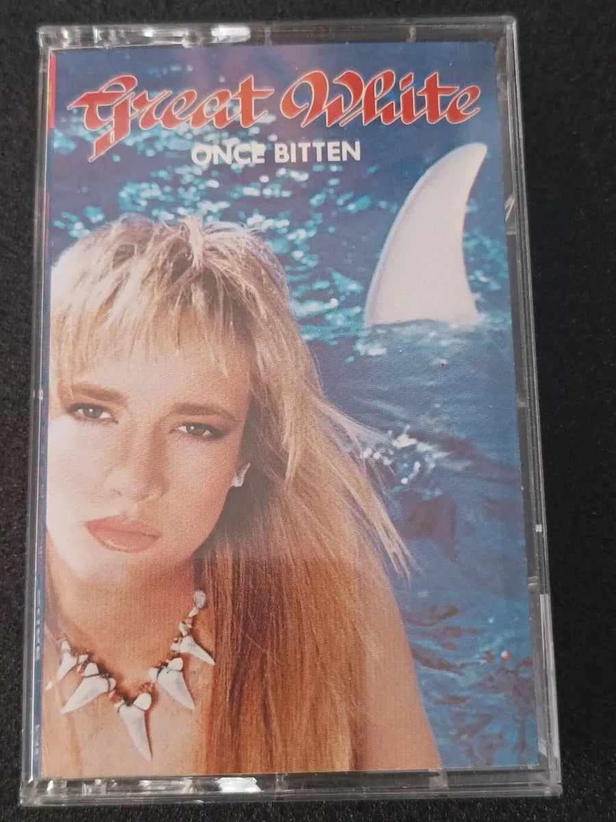 K7 Cassete - Great White - Once Bitten * Us - Hard - 1987