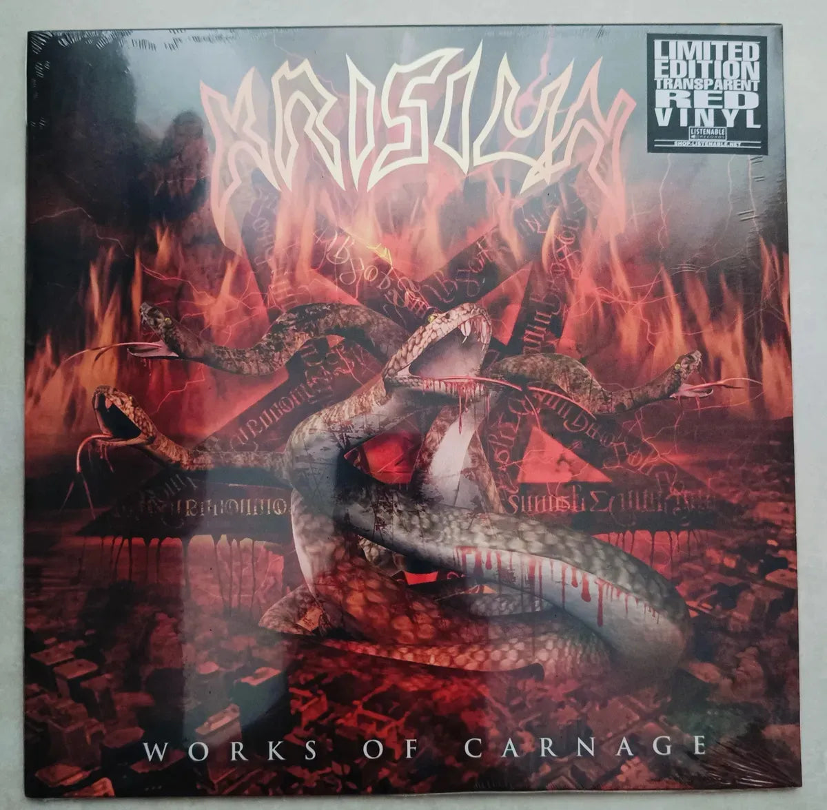 Lp Krisiun - Works Of Carnage - Limited Edition Red Vinyl