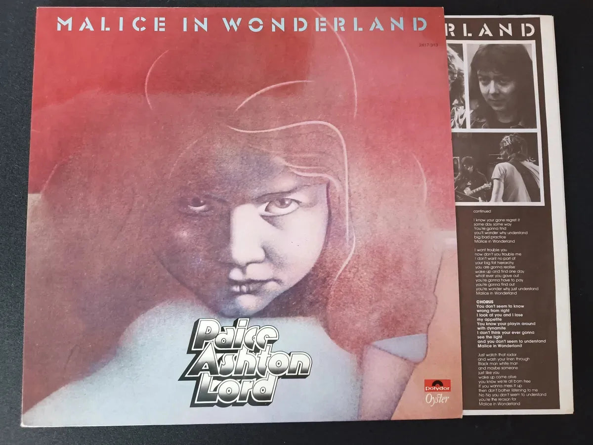 Lp Paice Ashton Lord - Malice In Wonderland * Germ - 1977