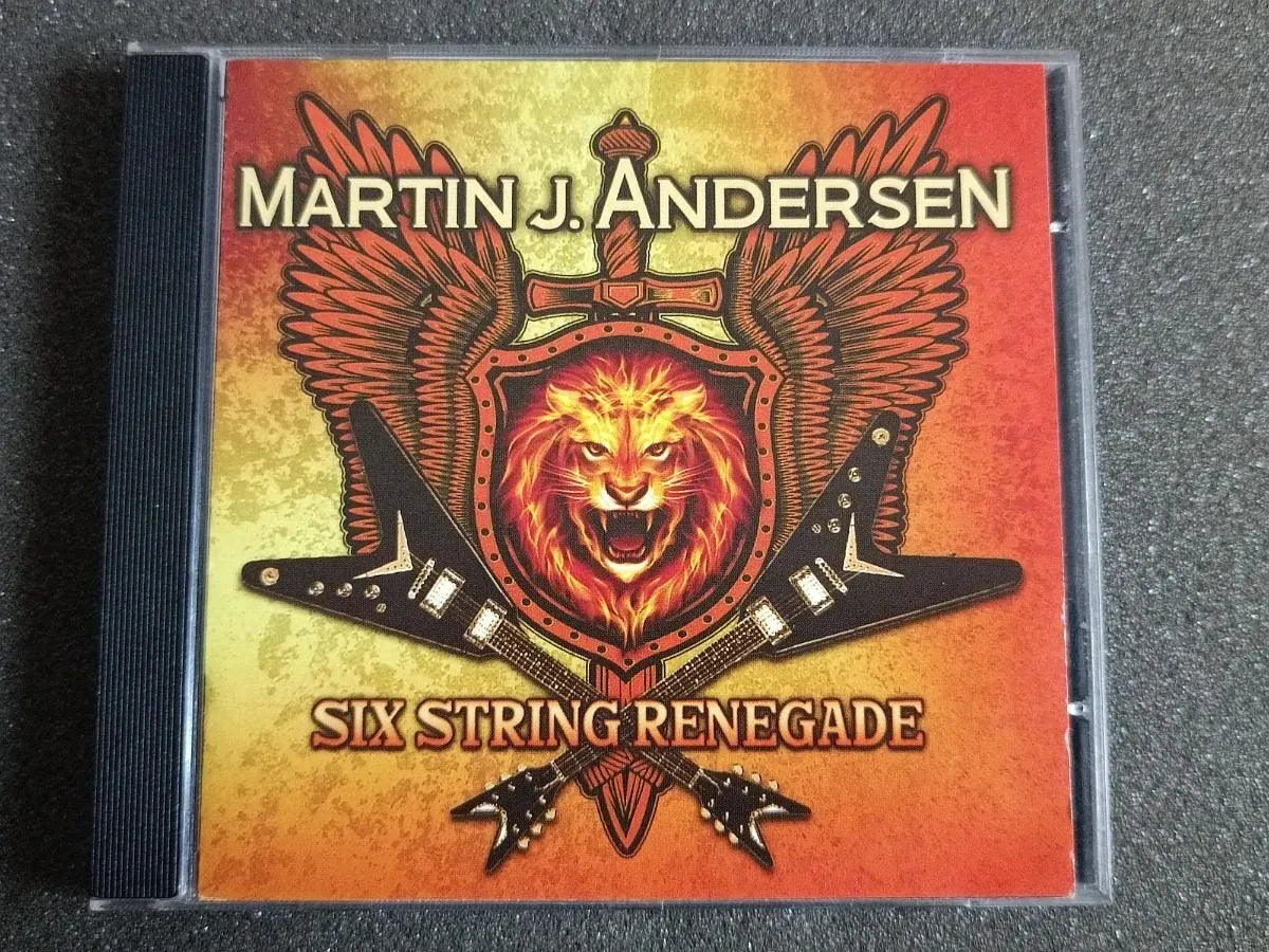 Cd - Martin J. Andersen - Six String Renegade * Blues Rock