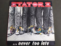Lp -  Stators - Never Too Late * France - Heavy Metal - 1985