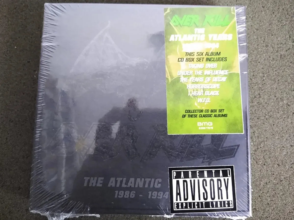 Cd - Overkill - The Atlantic Years - 1986/1994 - Box 6 Cds