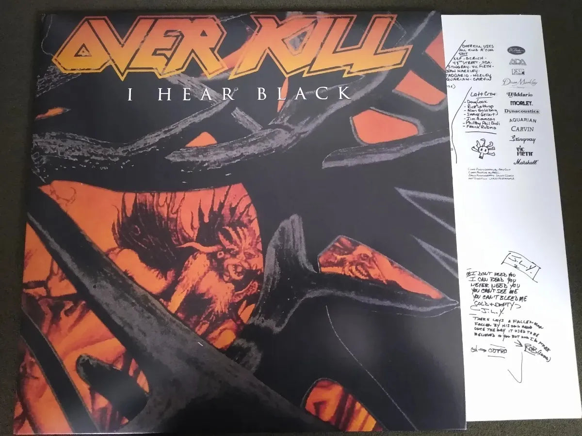 Lp - Overkill  I Hear Black  *imp - Thrash Metal - 2021