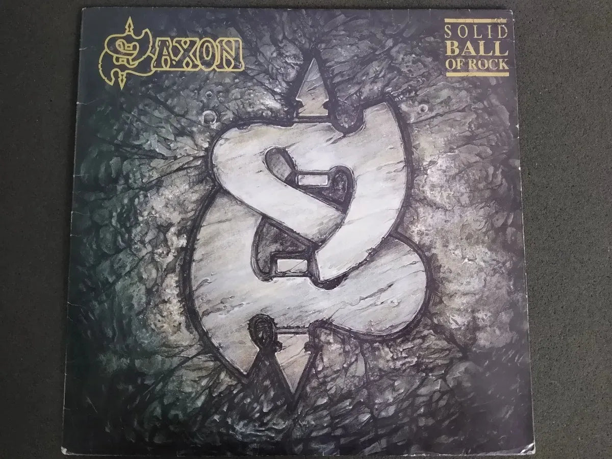 Lp - Saxon  Solid Ball Of Rock - Vinyl De Época - Nac