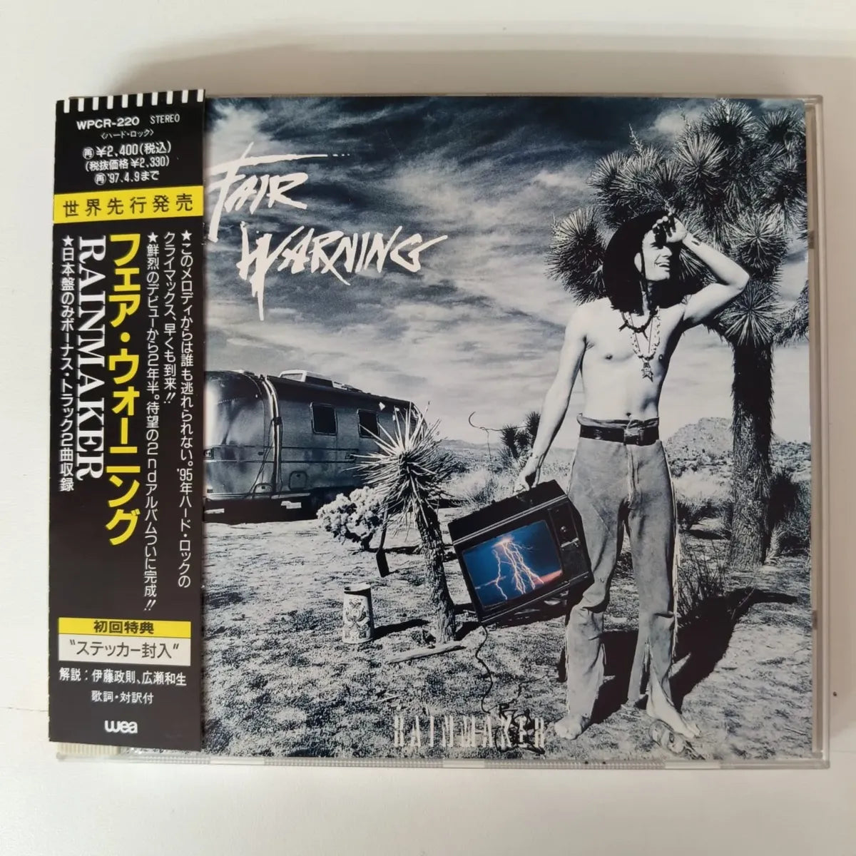 Cd Fair Warning - Rainmaker 1995 Cd Japan C/obi C/bonus