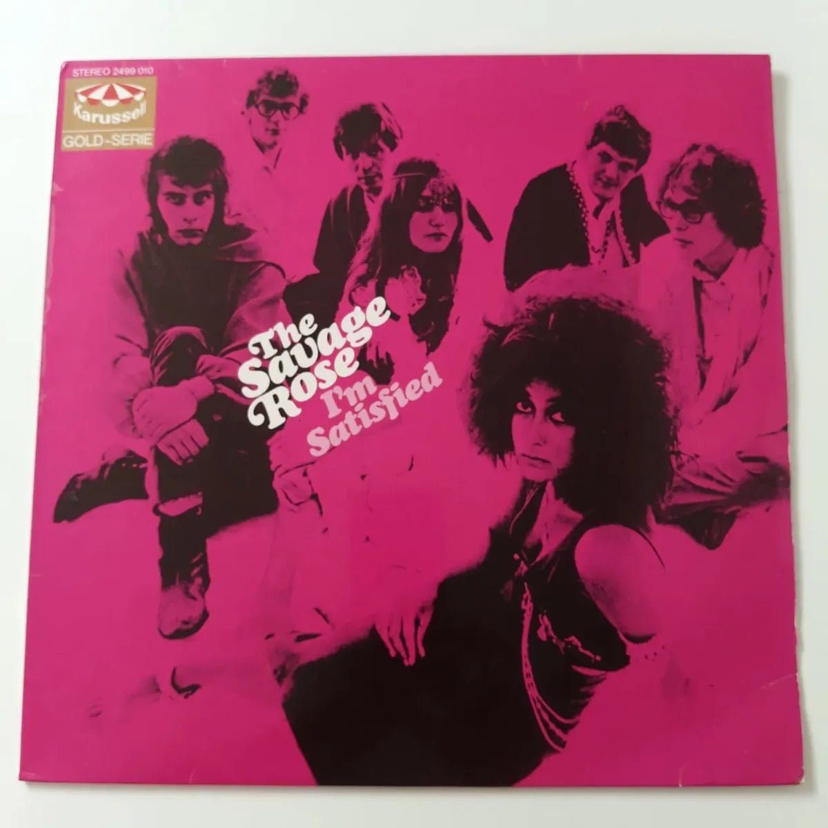 Lp Savage Rose - I'm Satisfied Karussel Gold Serie 1971 Prog