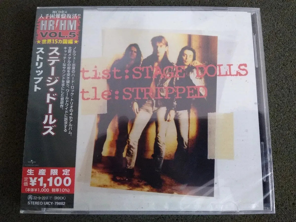 Cd - Stage Dolls  Stripped Japonês C/obi - Hard Rock
