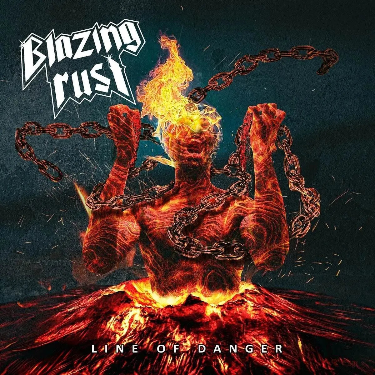 Cd Blazing Rust-line Of Anger *heavy Metal 2020 Pure Steel