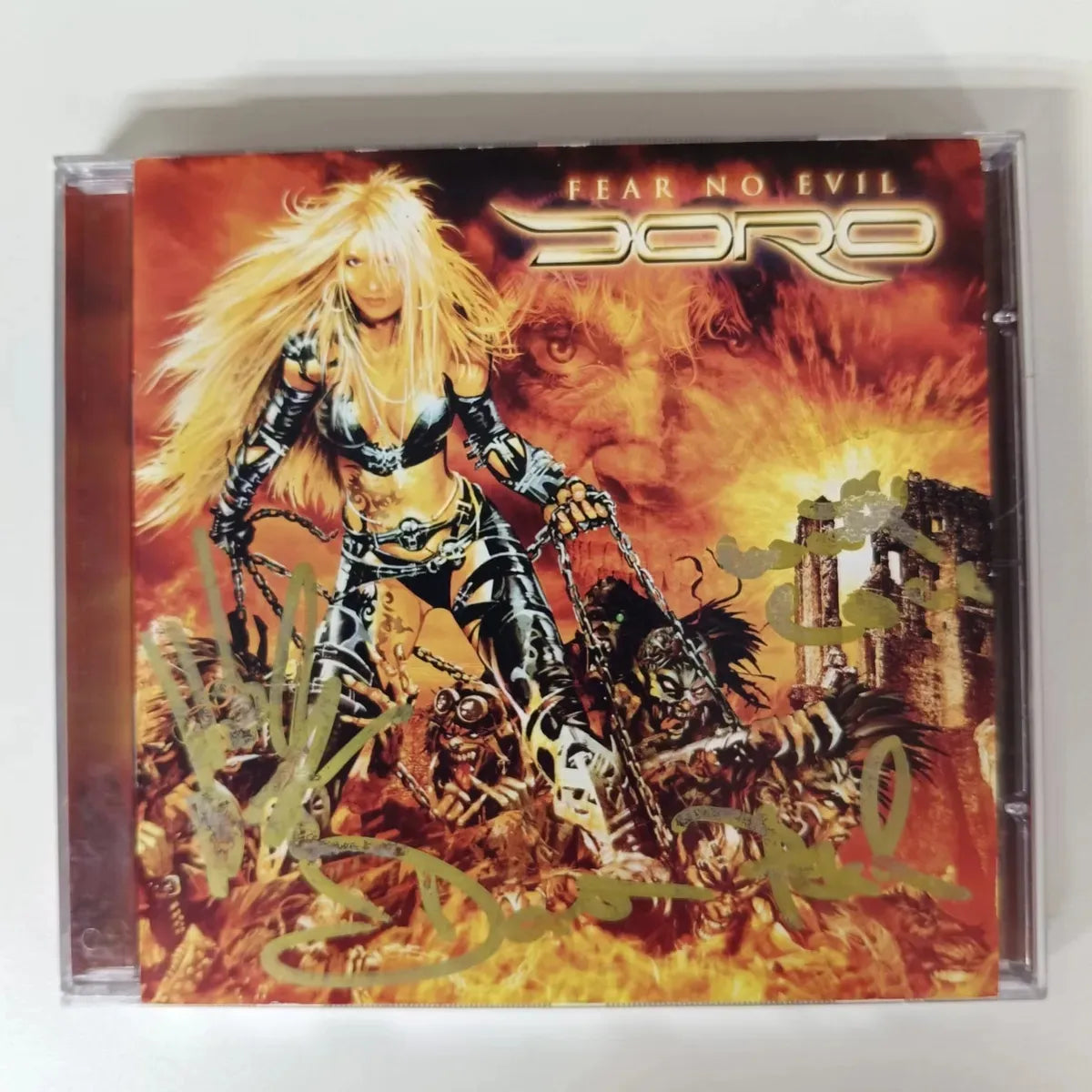 Cd Doro - Fear No Evil Autografado Warlock Ed Nacional